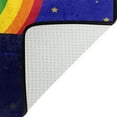 thumbnail image 5 of SKYSONIC Valentine's Night Cats Non-Slip Area Rug, Rainbow Star Floor Carpet Comfort Floor Mats Decor for Indoor Front Porch Living Room Bedroom Kitchen, 36"x24", 5 of 5