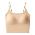 thumbnail image 2 of Blmnix No Underwire Women Bras Longline Seamless Bras Push Up Bra Bras Yellow Comfortable Bras for Women,L, 2 of 9