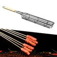 thumbnail image 6 of jicheng BBQ Grilling Basket Grilling Tools Easy to Hang with Wood Handle Gifts Portable Barbecue Mesh Clamp Tool for Campfire Carbon Steel, 6 of 9