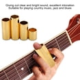thumbnail image 3 of String Slide,4pcs/set Electric Guitar Metal Guitar String Slide Bar Slide Bar Meticulously Designed, 3 of 8