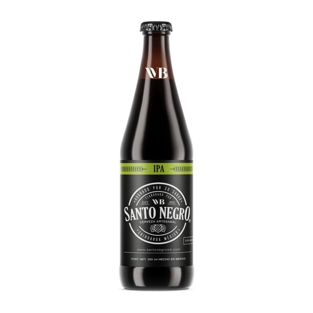 Cerveza artesanal Santo Negro ipa 355 ml
