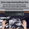 thumbnail image 4 of Game Mat Black Gaming Mouse Pad Extra Large Mouse Pads Computer Desk Accessories for Men Computer Mats Mousepad XXL Non-Slip Rubber Base 35.4 X 15.7 for Game Office, Octopus, 4 of 6