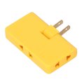 thumbnail image 3 of Travel Adapters, Plug Adapter US Standard 1 To 3 Brass Contact 180 Rotation  For Phone Rose Red,Black,Blue,Green,White,Yellow, 3 of 8
