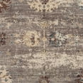 thumbnail image 4 of LR Home Charleston Taupe Floral Medium Square Indoor Pouf, 18"H x 18"W, 4 of 7