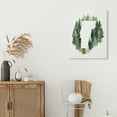 thumbnail image 2 of Stupell Industries Vermont State Outline Pine Tree Green Forest Canvas Wall Art, 30 x 40, Design by Ziwei Li, 2 of 3