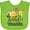 Apple Green, variant on Inktastic Bees Loved by Grandma Boys or Girls Baby Bib