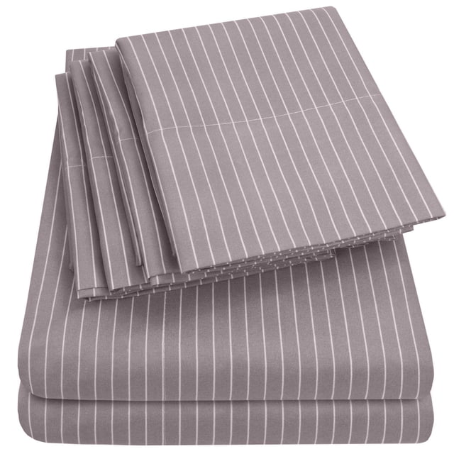 Sábanas Sweet Home Collection 1500 Supreme Twin Grey
