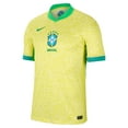 thumbnail image 2 of Men's Nike  Yellow Brazil National Team 2024 Home Stadium Replica Jersey, 2 of 6