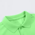 thumbnail image 6 of Favoffer Summer Unisex Kids Solid Color Quick-Dry Mesh Polo, Short Sleeved Round Neck Shirt Sports,Travel,Outdoor,Casua 3-11Y, 6 of 7