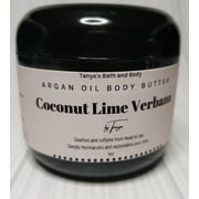 Coconut Lime Verbana Whipped Argan Oil Body Butter