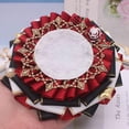 thumbnail image 4 of Lttoisl DIY Fabric Flower Maker Tool for Consistent Ribbon Rosettes, Badge Button Ornament Craft Kit, Beginner's Brooch & Ribbon Flower Making Jig, Tabletop Figurine Accessory, White, 4 of 8