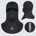 thumbnail image 1 of ejercicio libre Cálido Poliéster Mascaril Cuello de invierno, Pasamontañas de vellón de esquí Negro DYNWAVEMX Máscaras faciales completas de ciclismo, 1 of 8