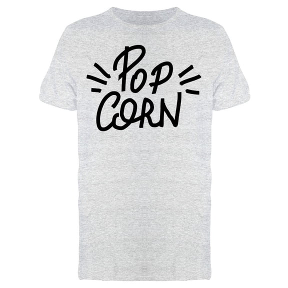 Popcorn Lettering Tee Men's -Image by Shutterstock