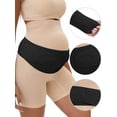 thumbnail image 3 of Unique Bargains Maternity Belly Bands Soft and Breathable Pregnancy Support Band L Black, 3 of 6
