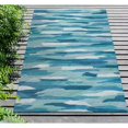 thumbnail image 4 of Liora Manne  Capri Cloud Indoor/Outdoor Rug Aruba Aruba 7'6" x 9'6" 8' x 10' Accent, Outdoor, Indoor Blue, 4 of 5