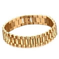 thumbnail image 1 of Pulsera de Cadena de Eslabones Dorados para Mujeres y Hombres Decoración de Moda Forma Geométrica Simple Pulsera de Eslabones Gruesos para Niñas Adolescentes Pulseras de Oro ANGGREK Otros, 1 of 8