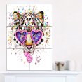 thumbnail image 1 of Design Art - Funny Leopard with Heart Glasses, 1 of 3