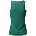 thumbnail image 3 of FashionOutfit Women's Pocket Binding Color Contrast Round Neck Tank Tops, 3 of 4