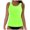Green, variant on idosla Tankini Tops for Women High Neck Swimsuits Swim Top Modest Bathing Suit Flowy Swimwear Tank Top Only No Bottom (Hot Pink, XXL)