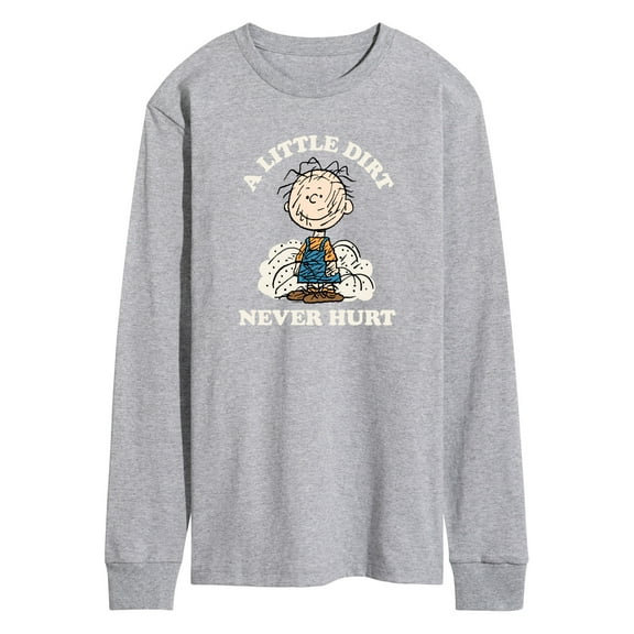 Peanuts - Pigpen Little Dirt Never Hurt - Men's Long Sleeve T-Shirt