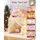 thumbnail image 2 of Tienda de campaña Tmsluody Princess para interiores con luces para niños, color rosa, 2 of 7