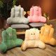 thumbnail image 2 of Cojín de felpa para asiento de niño, almohada de felpa con diseño de dinosaurio, ciervo tostado, Husky, sofá de interior, decoración de silla para el hogar, regalo de invierno, novedad, 2 of 5