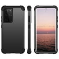 thumbnail image 2 of Samsung Galaxy S21 Ultra Case, Dteck Heavy Hybrid Rugged Shockproof Case, Support Wireless Charging, 3 in 1 Full Protective Cover for Samsung Galaxy S21 Ultra 5G, Black, 2 of 7