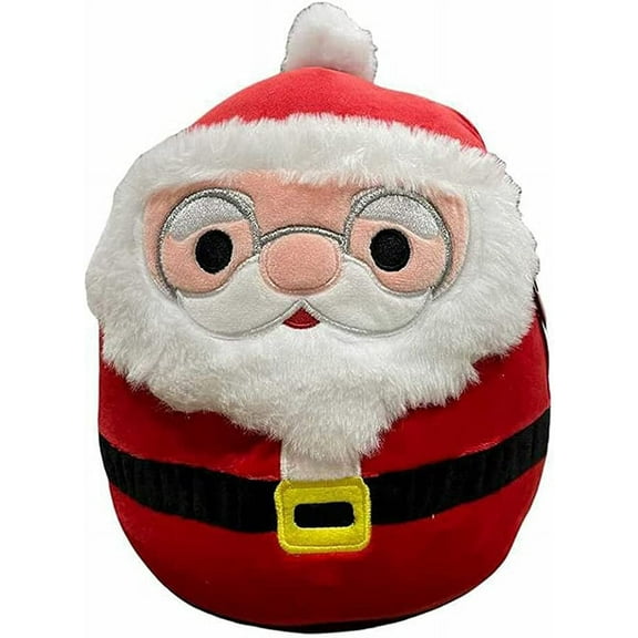 Squishmallows Christmas Edition Nick Santa with Glasses Plush Toy, 14"