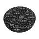 thumbnail image 1 of Balery Travel The World Fundas de asiento para taburete de bar redondo de tela de terciopelo ajustables que protegen de arañazos y manchas para sillas de 14 a 17 pulgadas.-14 inch, 1 of 7