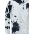 thumbnail image 5 of X RAY JEANS Mens Tie Dye Pullover Hoodie, White/Black, 2XL, 5 of 5