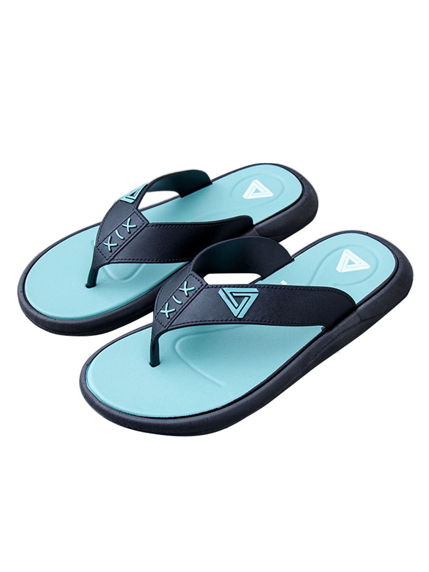 volume coupon duizelig Eloshman Men Slippers Summer Flip-flops Beach Thongs Seaside Non-slip Slip  On Casual Shoes Cool Shoe Light Green 8 - Walmart.com