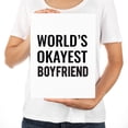 thumbnail image 3 of Koyal Wholesale Funny World's Okayest, Blank Greeting Card with Envelope, Humour, Banter, Boyfriend, Set of 1, 3 of 5