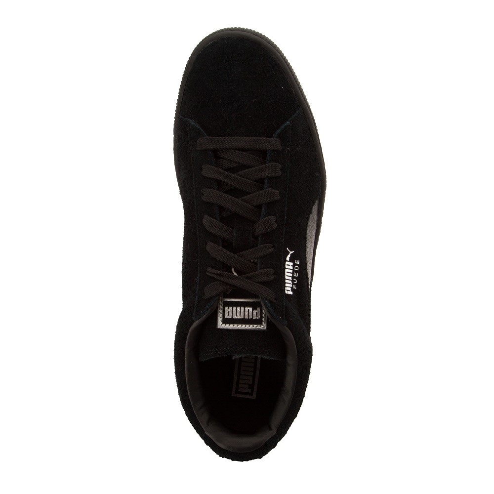 PUMA 363164-06 : Men's Suede Classic Mono Reptile Fashion Sneaker, Black (Puma Black-puma Silv, 7.5 D(M) US) - image 4 of 6