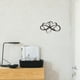 thumbnail image 5 of Arte de pared de corazón de metal para jardín, adorno colgante para sala de estar y dormitorio, 5 of 6