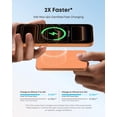 thumbnail image 4 of Anker Nano Magnetic Power Bank, 5,000mAh Qi2-Certified 15W Portable Charger, Ultra-Slim Wireless Battery Pack with Ergonomic Design, Compact for Travel, Compatible for iPhone 17 / 16 Series and More, 4 of 6