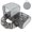 Gray, variant on 3-in-1 Portable Cat Playpen with Tunnel, Pop-Up Outdoor Pet Enclosure for Indoor and Outdoor Use, Breathable Catio Tent System for Kittens and Small Animals with Travel Carry Bag