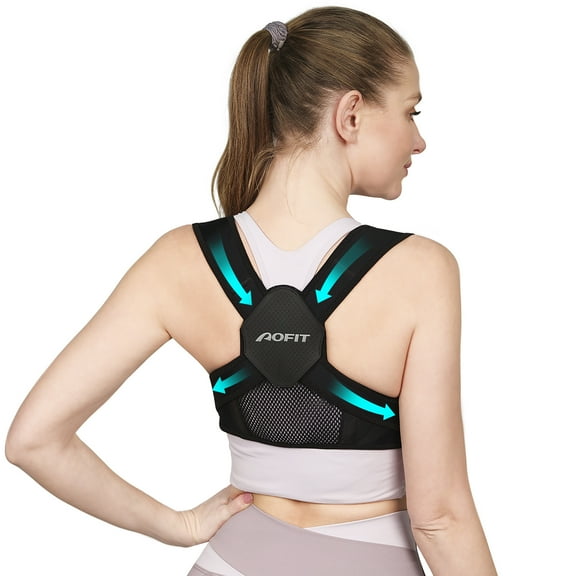 GKTG Posture Corrector for Women and Men, Adjustable Upper Back straightener and Providing Pain Relief from Neck, Shoulder