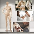 thumbnail image 5 of Fdw Adjustable Pp Photography Studio/Fitting Clothing Store Female Full Body Mannequin, 69", 5 of 7