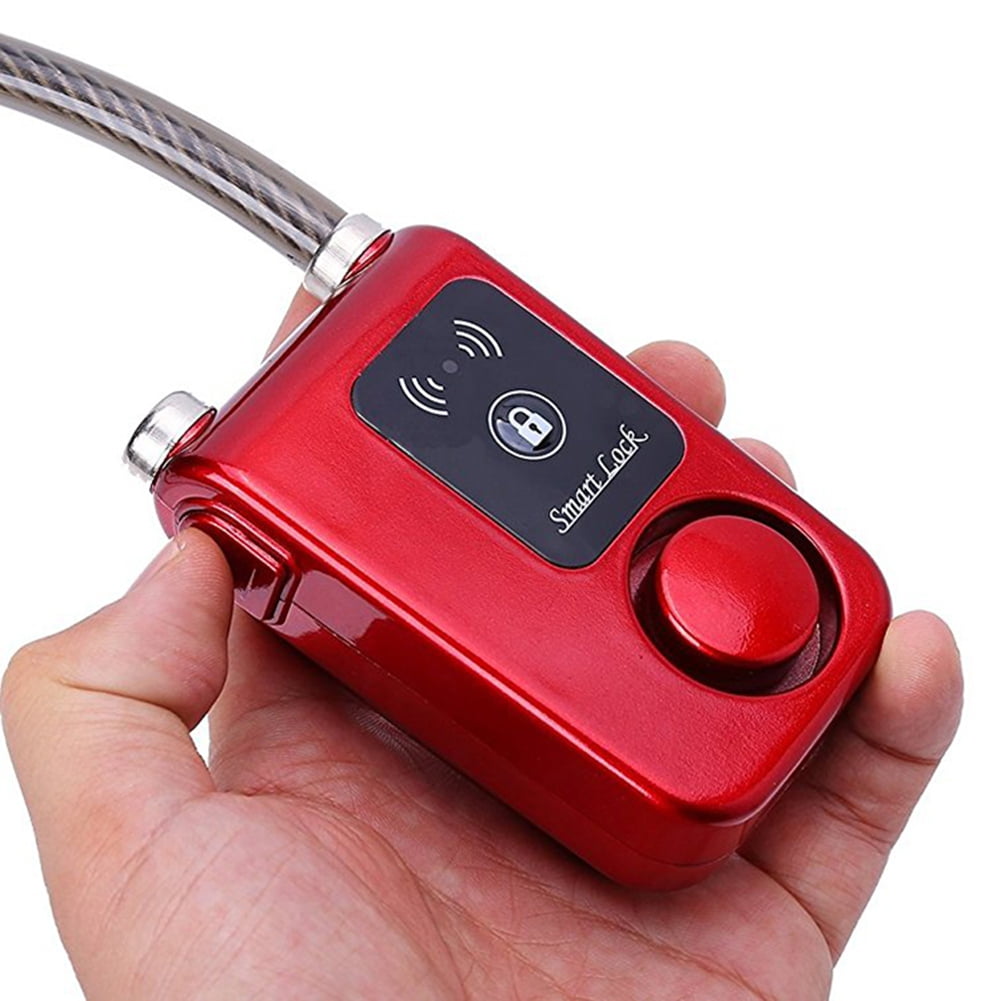 Bluetooth Bike Lock Alarm 110dB Universal Security Smart Bike Alarm Lock System Anti-Theft Vibration Alarm for Bicycle Motorcycle Door Gate Lock, APP Control