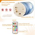 thumbnail image 4 of 2 PCS Flameless Candles with Remote Timer LED Battery Operated Flickering Candle Light for Wedding Table Home Decoration Gifts Snow-covered Scene, 4 of 7