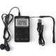 thumbnail image 2 of Kiboule HRD-103 AM FM 2-band digital radio portable stereo receiver pocket radio with headset LCD battery cable, 2 of 5