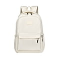 thumbnail image 2 of Lightweight Backpack for Travel, Lightweight Backpack, 17 Inch White Student Day Pack, Backpack with Shoe Compartment for School Work Commute, 1 Pack, 2 of 9