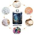 thumbnail image 6 of Yayeee 2 Pack Qtip Holder Bathroom Cotton Swab Canister with Lid Clear Dispenser Set, Crystal Moon, 6 of 6