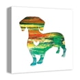 thumbnail image 2 of Creative Products Paint Silhouette Dachshund 16 x 16 Canvas Wall Art, 2 of 5