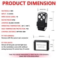 thumbnail image 4 of LED Light Bar Wiring Harness Kit, 2 Leads Wireless Remote Control Wiring Harness Kit 18AWG Core Cable Wiring Harness Kit for Car Fog Lights Work Driving Lights Bar Fit 1 Light, 4 of 6