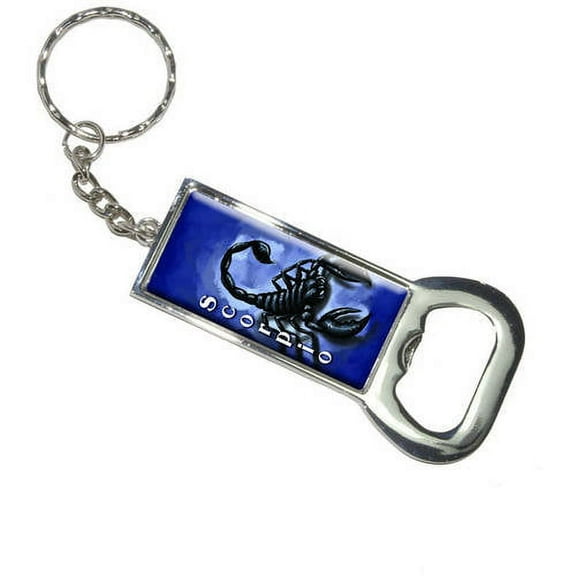 Nothing Specific Scorpio Scorpion Zodiac Astrological Sign Astrology Keychain Bottle Bottlecap Opener