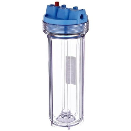 10 Slimline Housing - Pentek Slim Line 10 Clear Housing