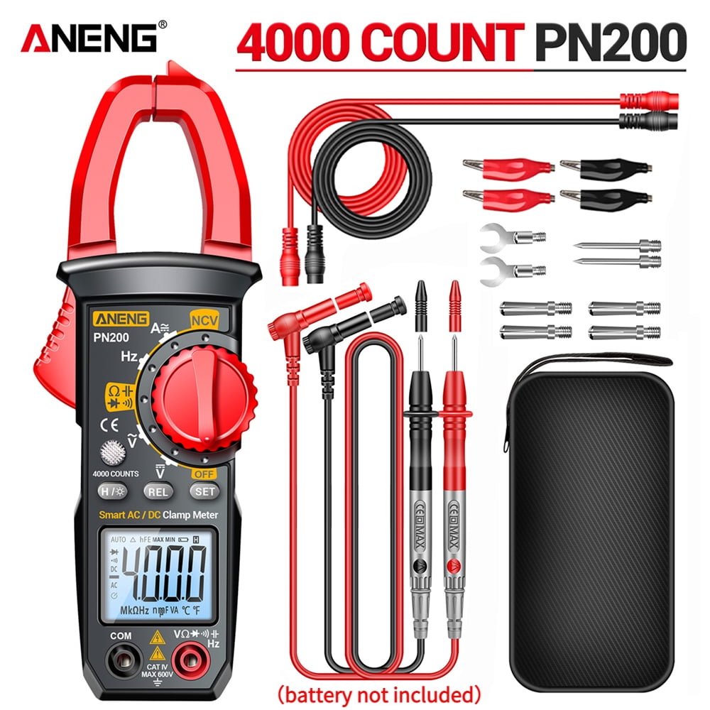 Mini Digital Clamp Meter Voltage DC/AC 600V, AC 600A Current, 26mm