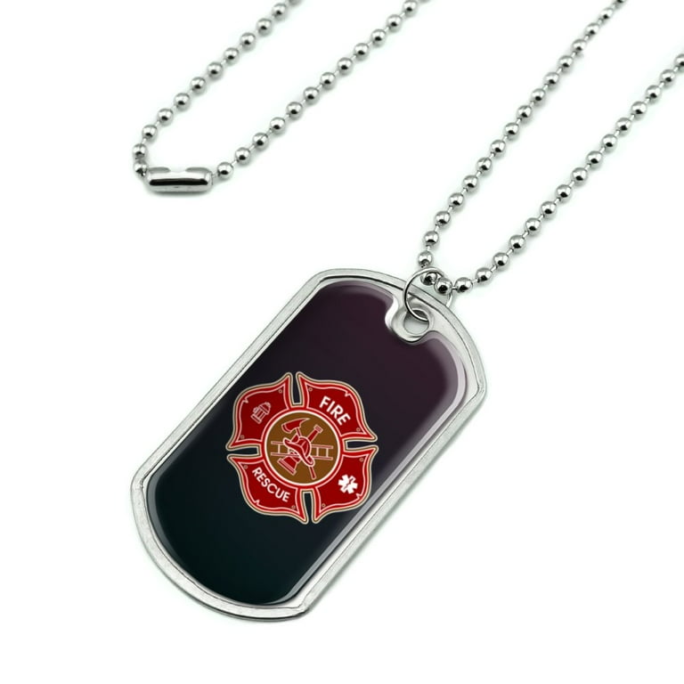Maltese cross cheap dog tag