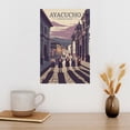 thumbnail image 3 of Vintage City Travel Poster of Ayacucho Peru with Historic Streets And Culture Print Poster, 3 of 8